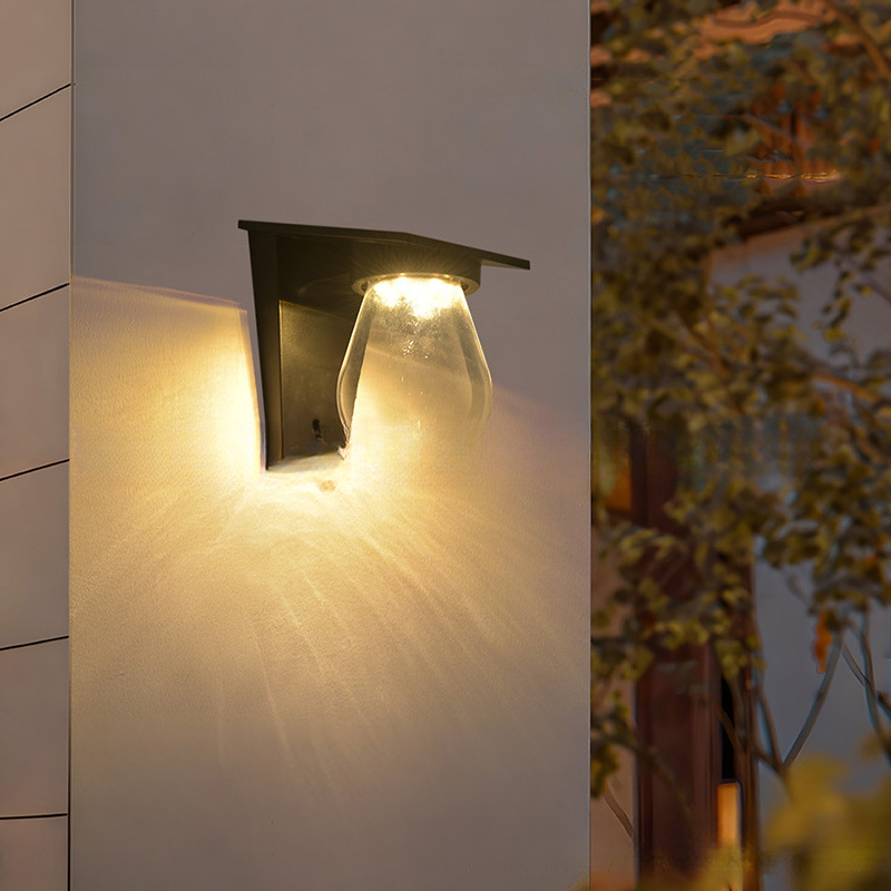 Outdoor Lighting Year Round - Lámpara Solar de Pared para Exteriores,