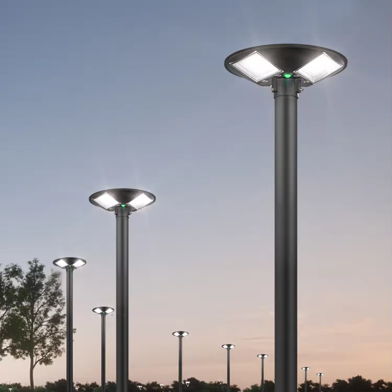 Outdoor Lighting Year Round - Lámpara Solar UFO para Patio, Iluminación