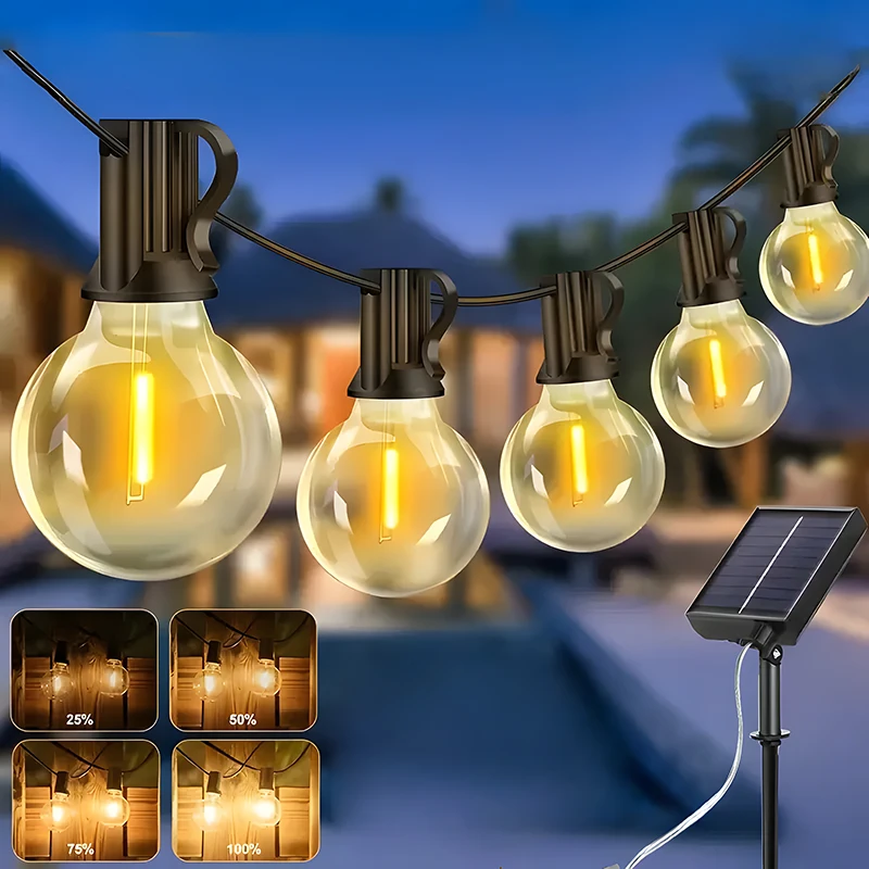 String Light Bistro - G40 Led Solar globo Led cadena