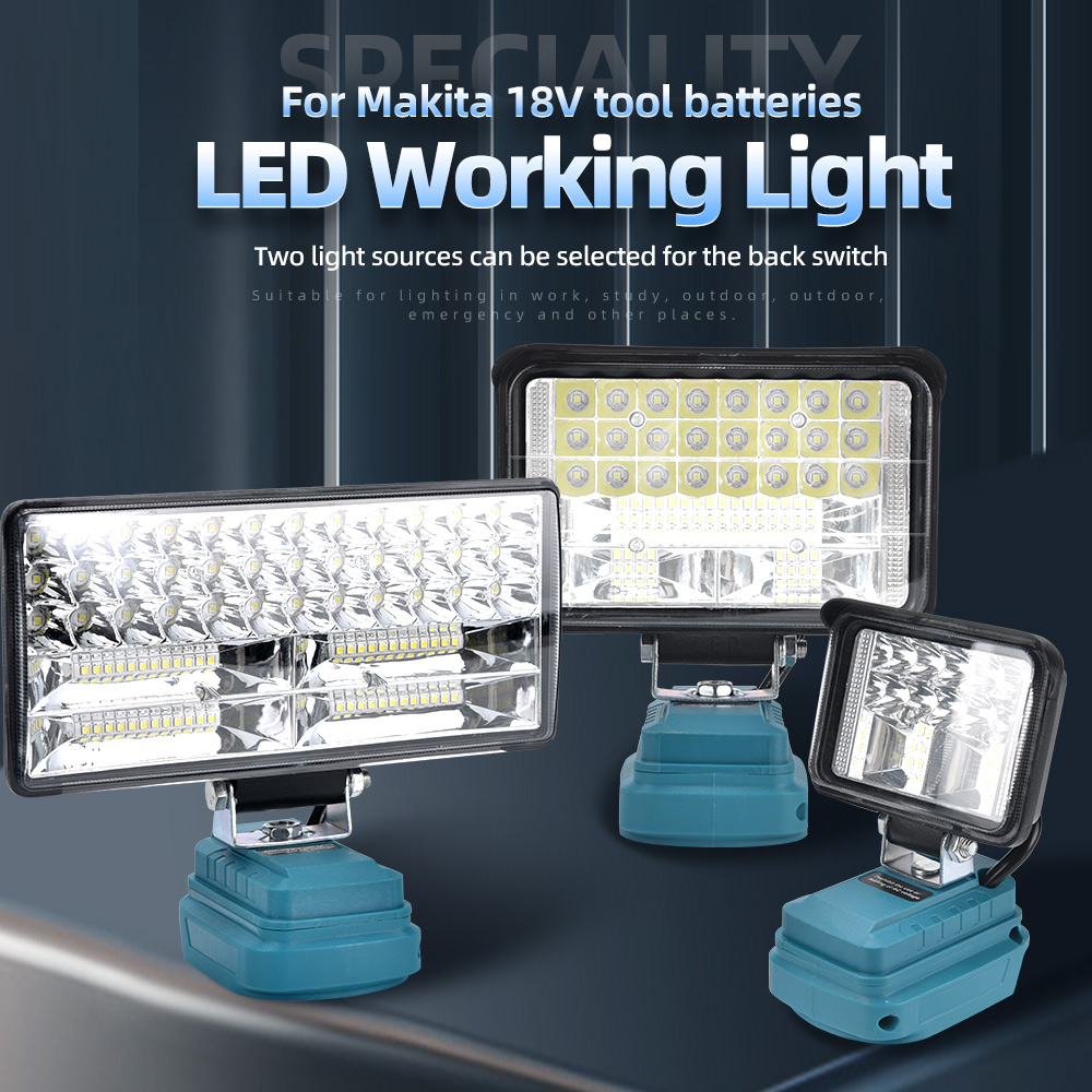 Zumtobel Outdoor Lighting - Lámpara LED de 18V para Makita,