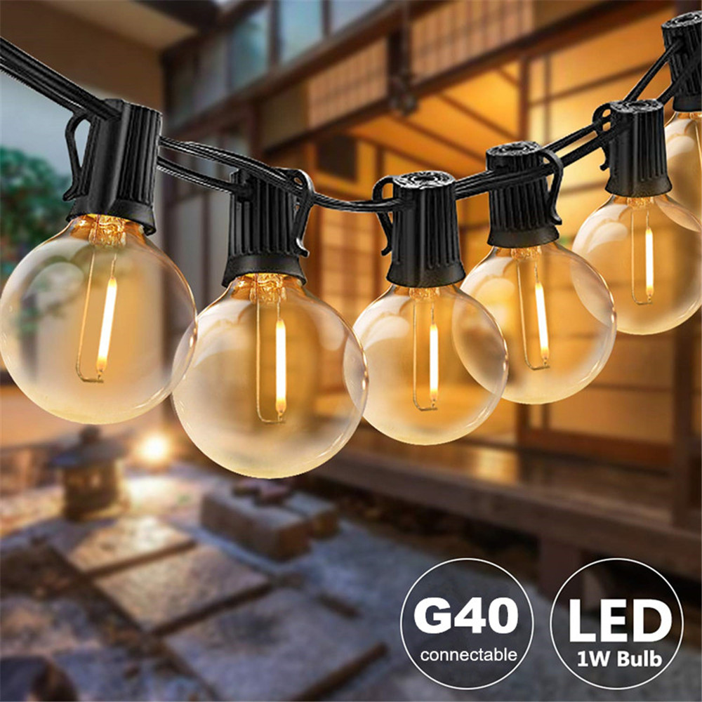 String Light Bistro - Guirnalda de Luces de Exterior con