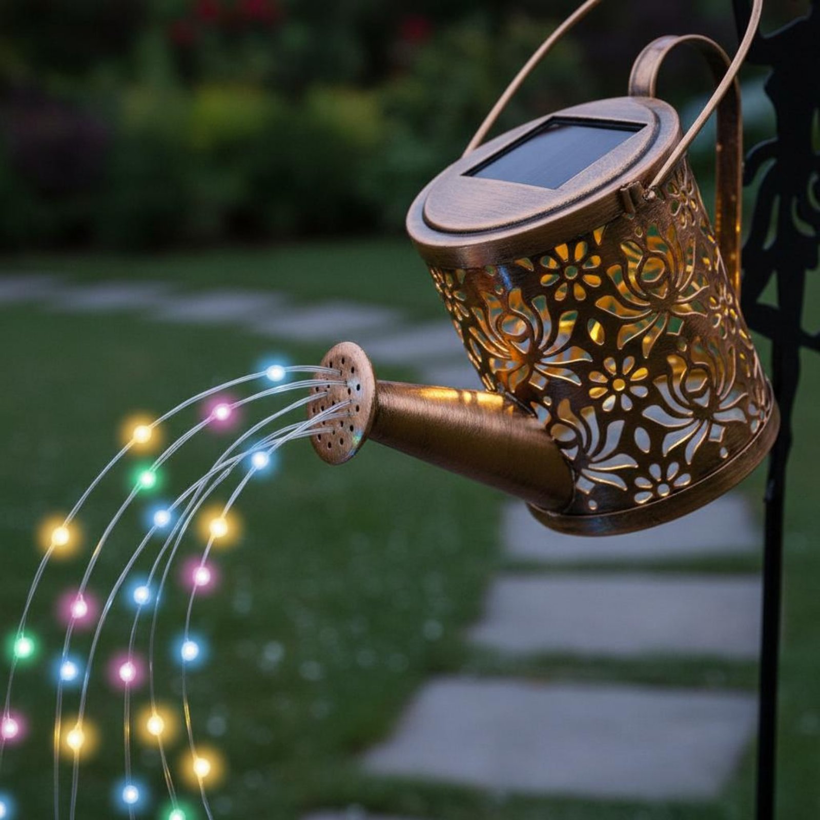 Outdoor Lighting Yard - Luz solar decorativa con proyección de