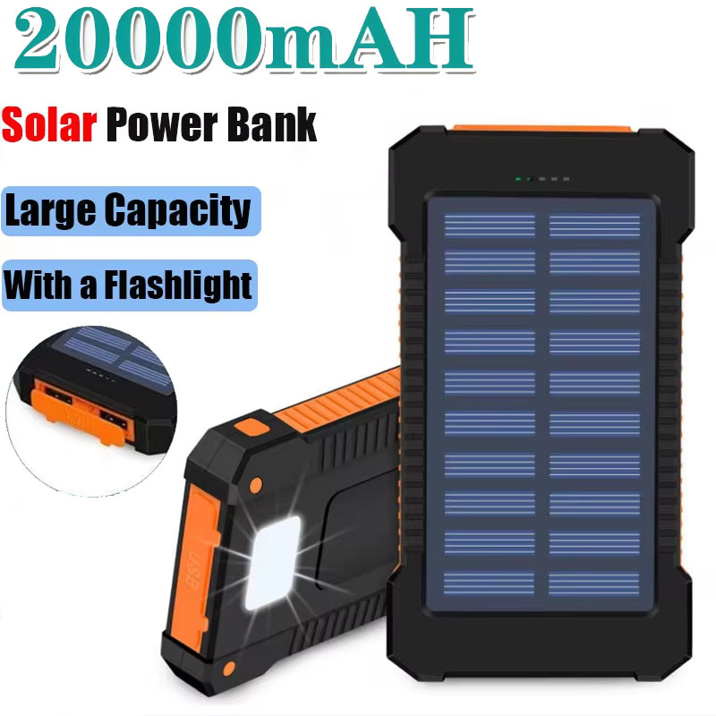 Outdoor Lighting Company - Banco de Energía Solar de 20000mAh,