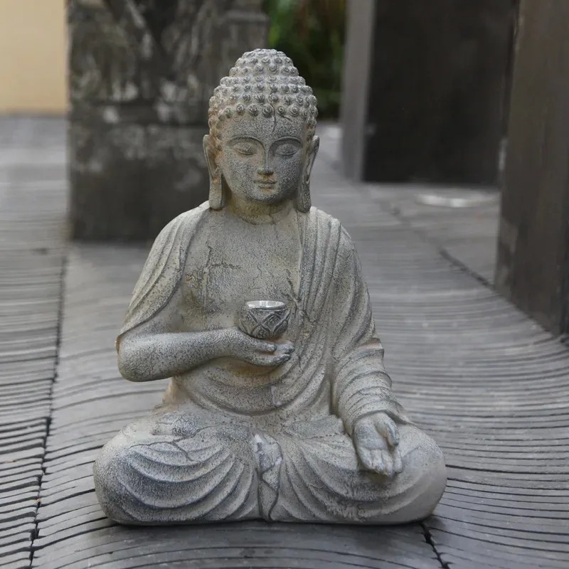 Outdoor Zen Lighting - Últimos modelos 2026: Escultura de Buda