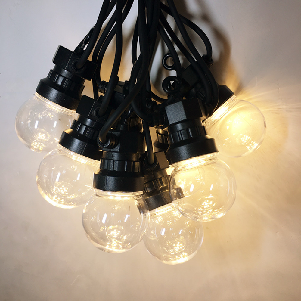 Lighting Wedding Outdoor - Guirnalda de luces LED transparente con