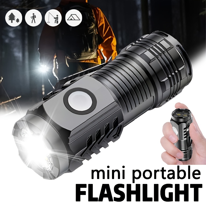 Outdoor Lighting Spotlight - Mini linterna de 3 LED con
