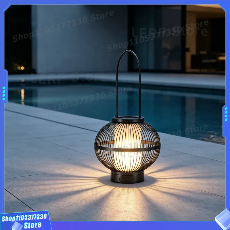 Outdoor Zen Lighting - Lámpara de Jardín Portátil, Impermeable, Recargable,