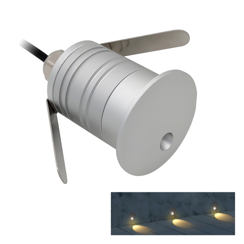 Outdoor Lighting Recessed - Lámpara de escalera para exteriores, luz