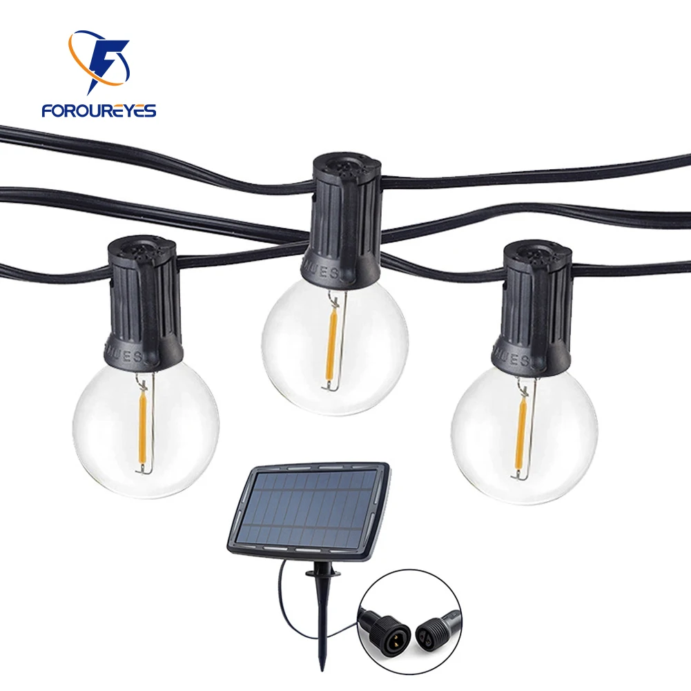 Outdoor Lighting Company - Guirnalda de luces Led solares para