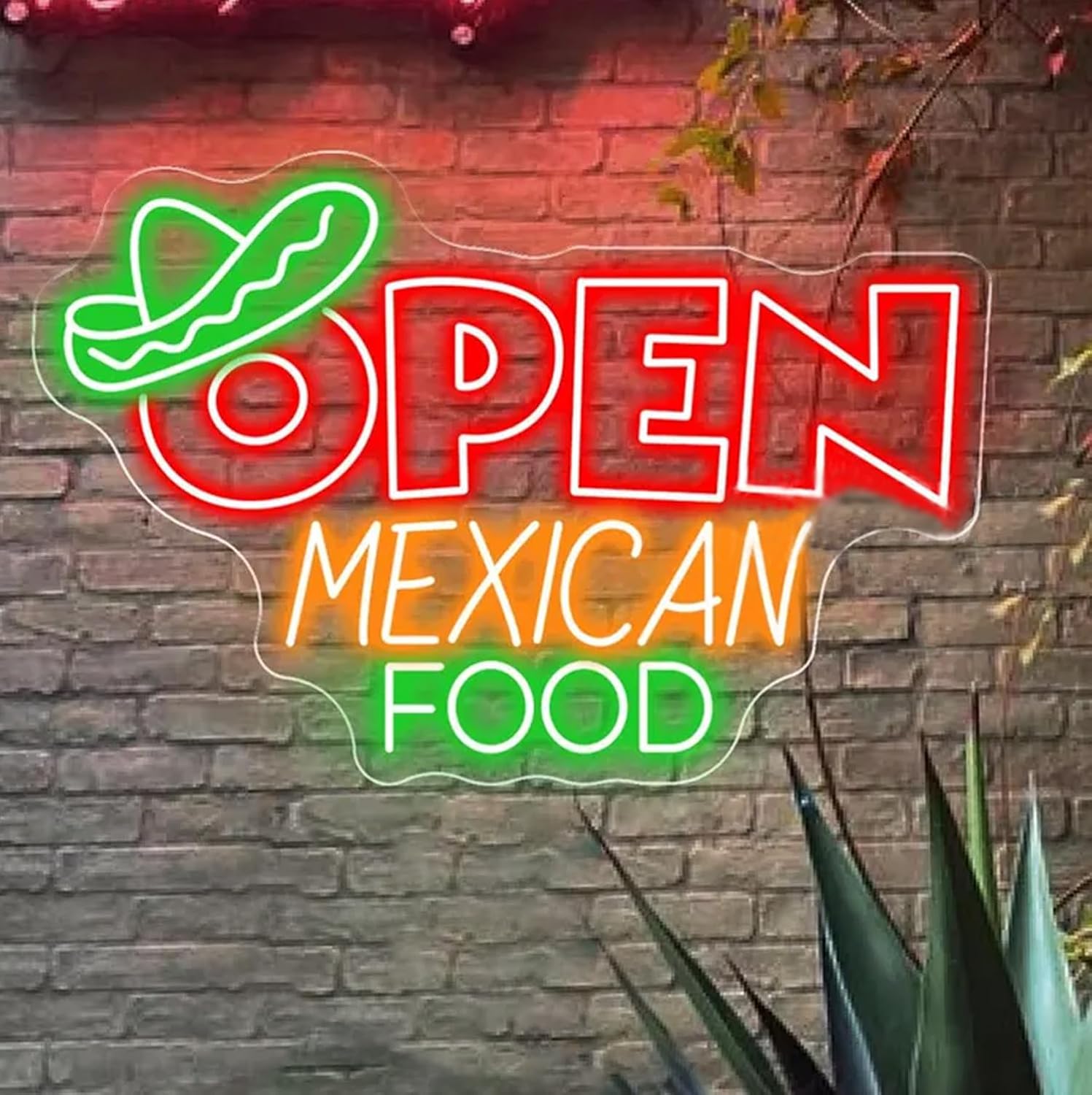Outdoor Lighting Restaurant - Letrero LED de Neón con Diseño