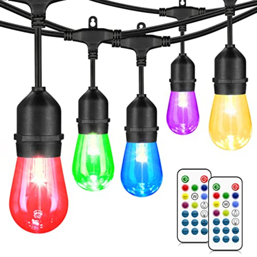 String Light Bistro - Luces de patio para exteriores de