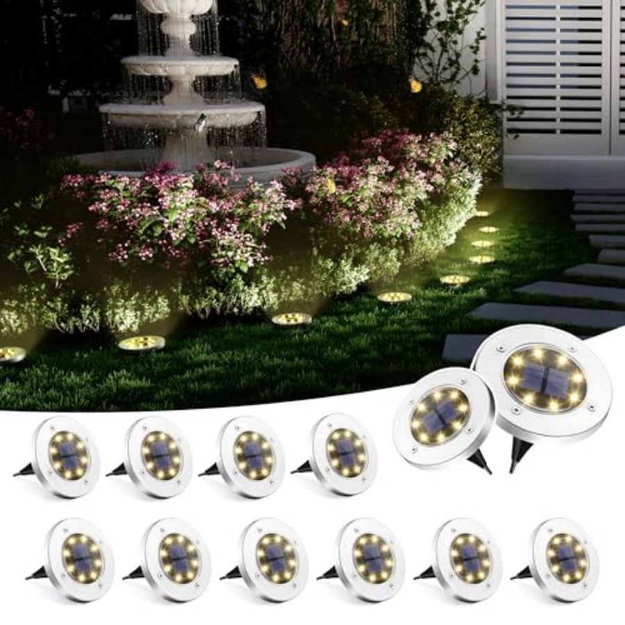 Outdoor Lighting Yard - Luces Solares para Jardín, Luces Solares
