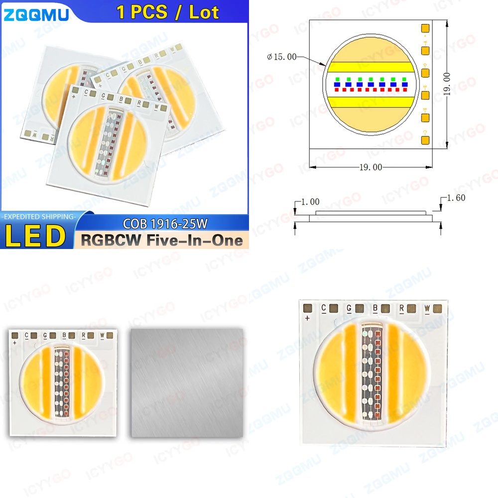 Zumtobel Outdoor Lighting - Lámpara LED COB 1916 de 25W,
