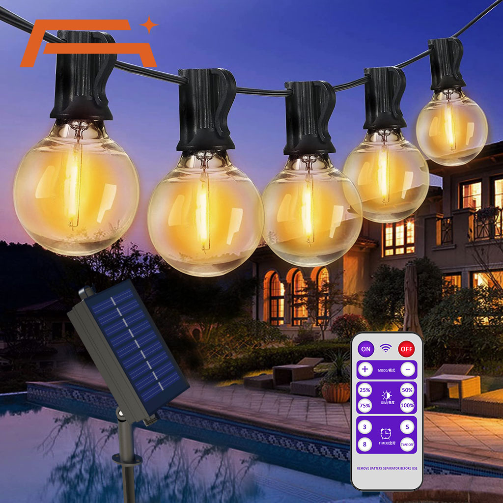 String Light Bistro - Guirnaldas de luces alimentadas por energía