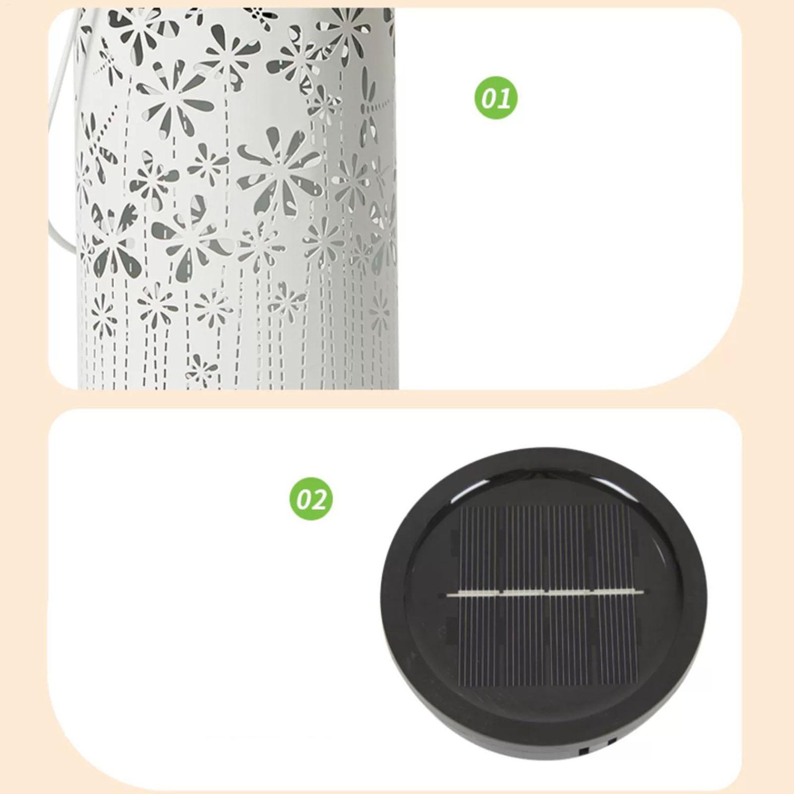 Outdoor Lighting Yard - Lámparas Solares de Metal con Forma