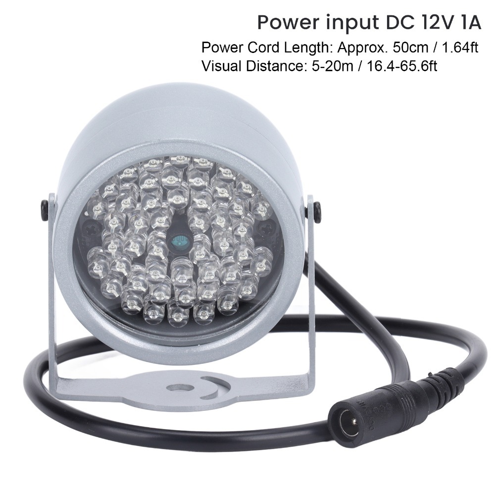 Outdoor Lighting Voltage - Lámpara de Vigilancia con 48 LED,