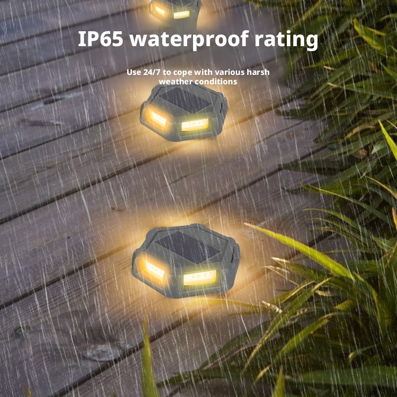 Outdoor Lighting Year Round - Lámpara Subterránea Solar, Redonda, Impermeable, para