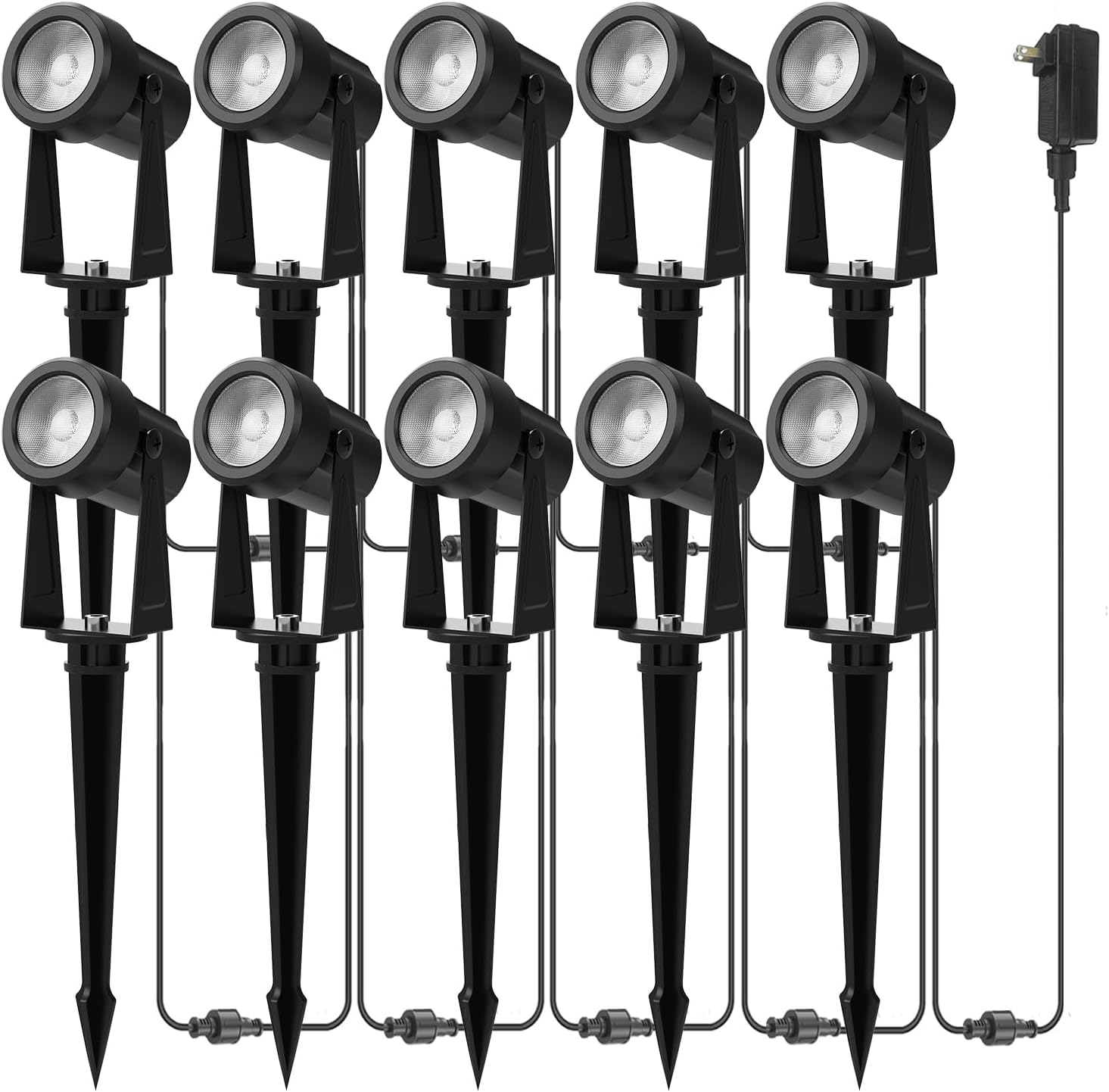 Outdoor Lighting Voltage - Banord Paquete de 4-10 focos LED
