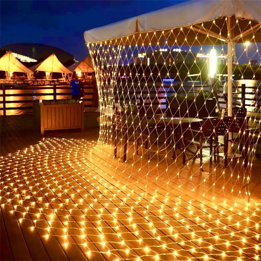 Guirnalda de luces Led de mall - Outdoor Lighting Grid Screen reseña y precio