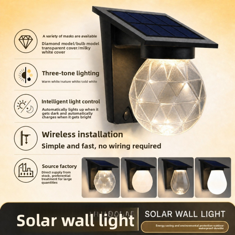 Lámpara Solar de Pared para Ex - Outdoor Lighting Year Round reseña y precio