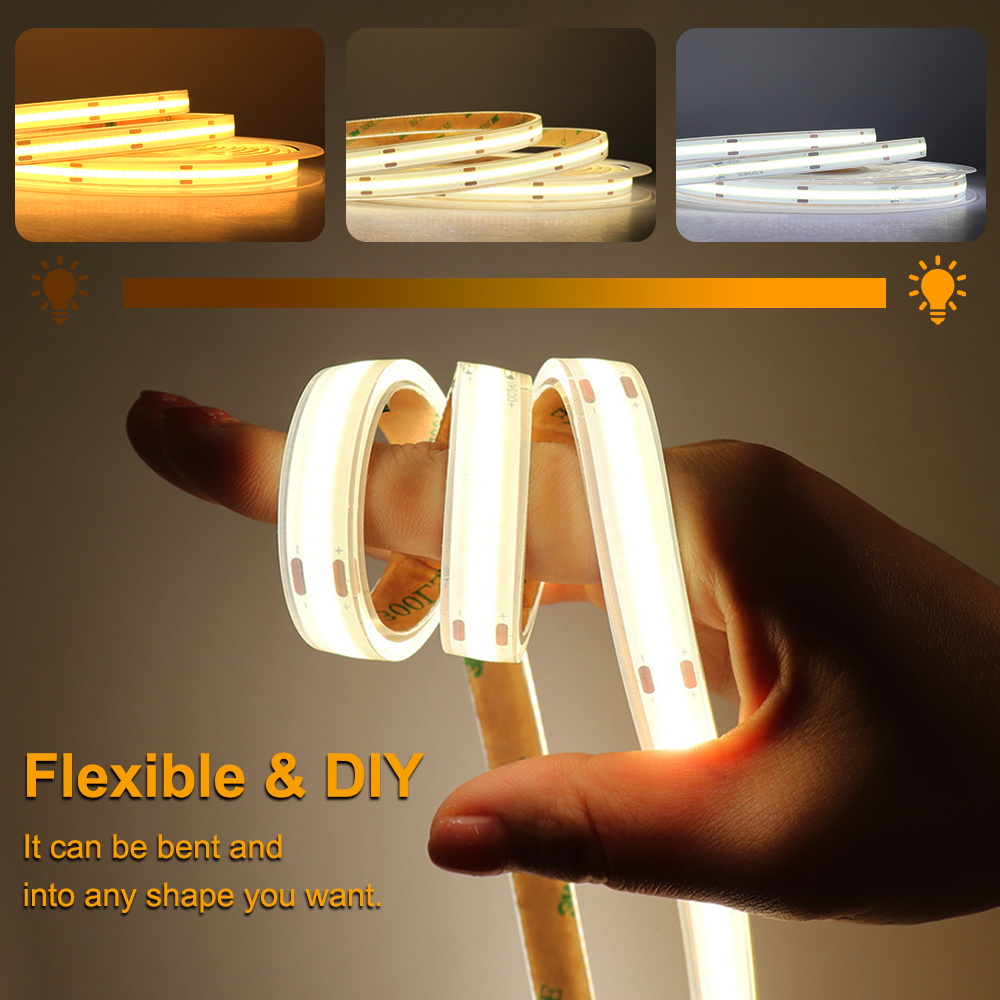 Tira de luces LED COB impermea - Outdoor Lighting Restaurant reseña y precio