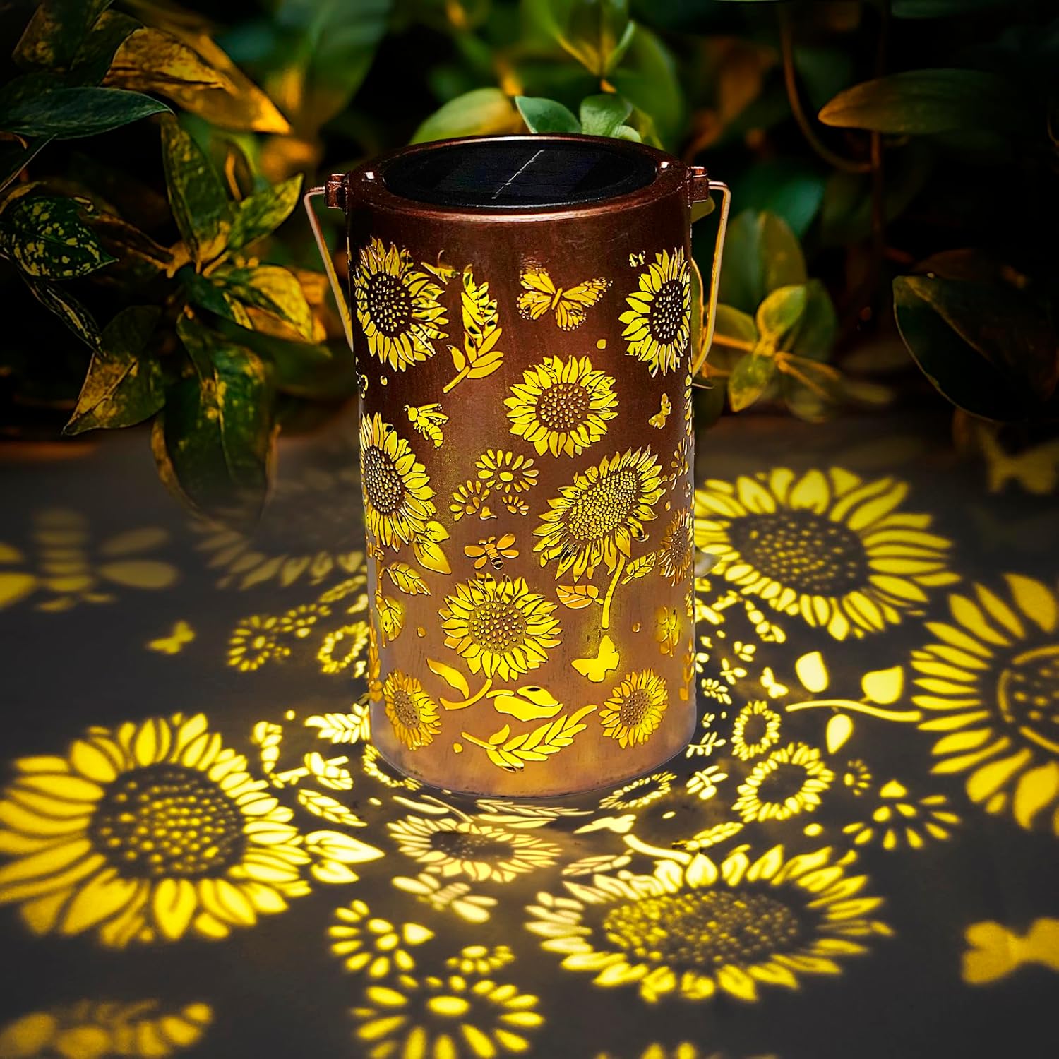 Luz de girasol y luz de sombra - Outdoor Lighting Yard reseña y precio