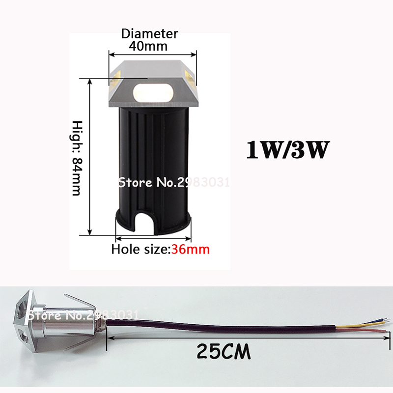 Iluminación Exterior IP67, 1W, - Outdoor Lighting Recessed reseña y precio