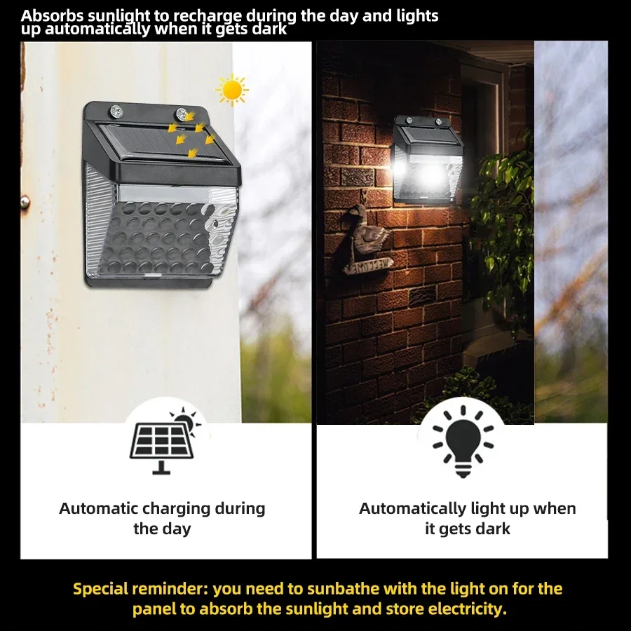 Luz Solar LED con Sensor de Mo - Outdoor Lighting Lamps reseña y precio