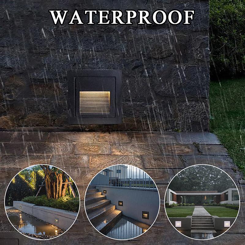 【CCA】Luz LED de 3W para Escalo - Outdoor Lighting Recessed reseña y precio