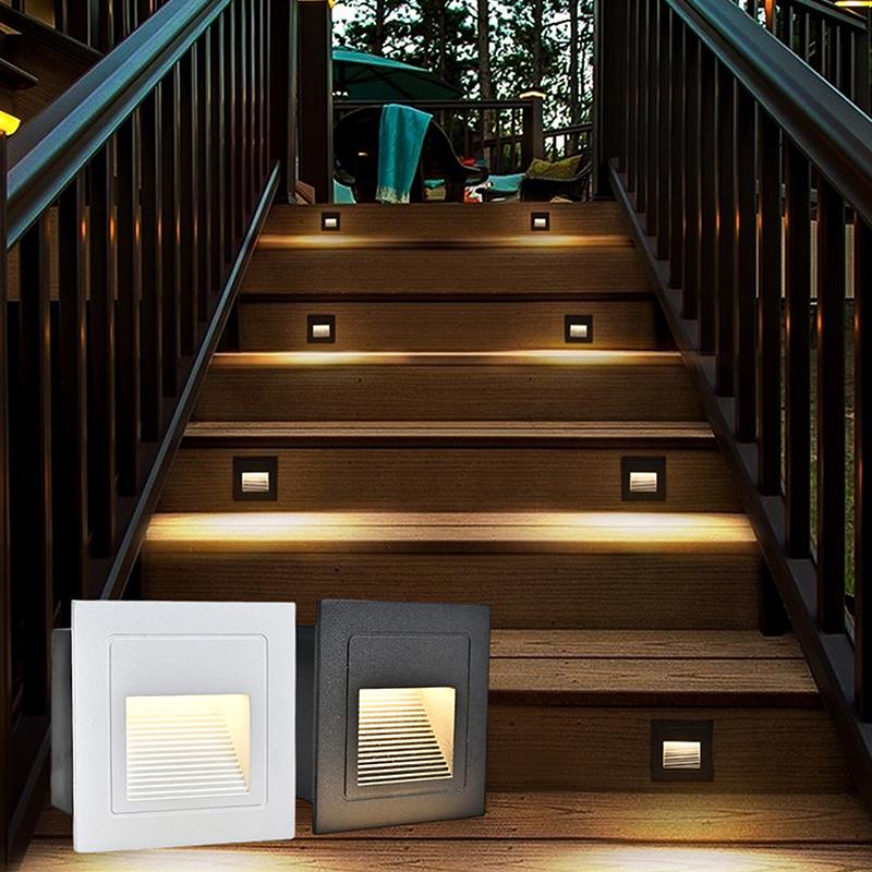 【CCA】Luz LED de 3W para Escalo - Outdoor Lighting Recessed reseña y precio