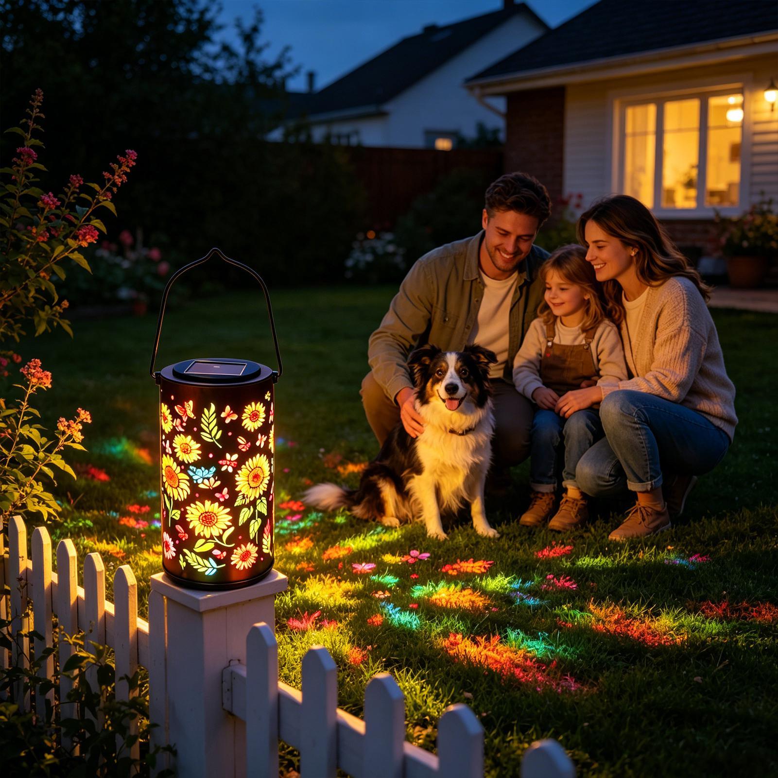 Lámpara Solar de Girasol, Resi - Outdoor Lighting Yard reseña y precio