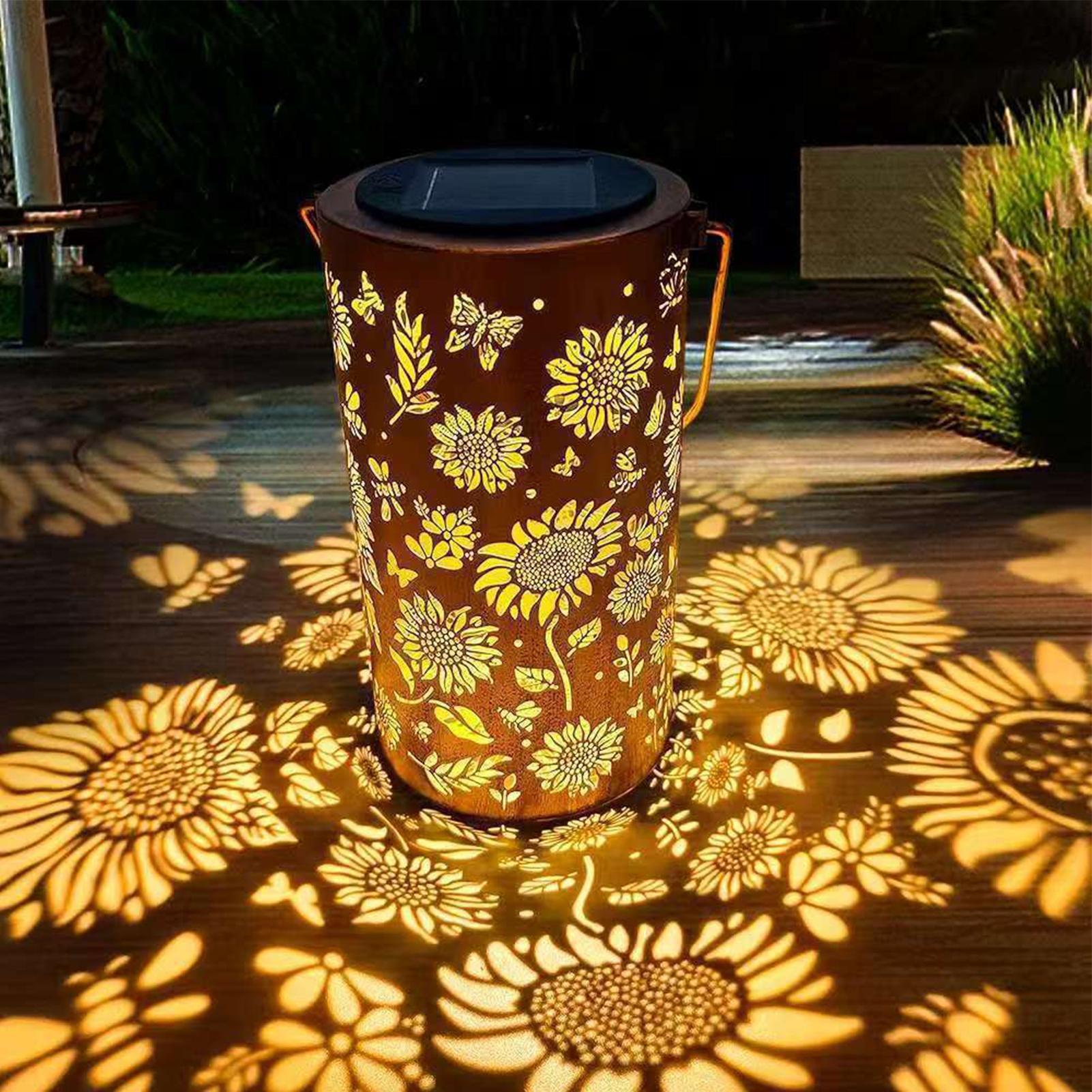 Lámpara Solar de Girasol, Resi - Outdoor Lighting Yard reseña y precio