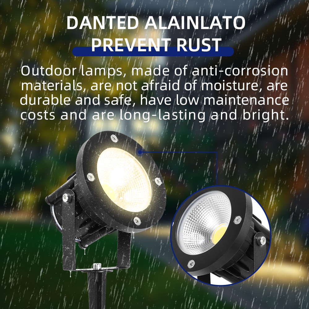 Lámpara LED GU10 para jardín,  - Outdoor Lighting Spotlight reseña y precio