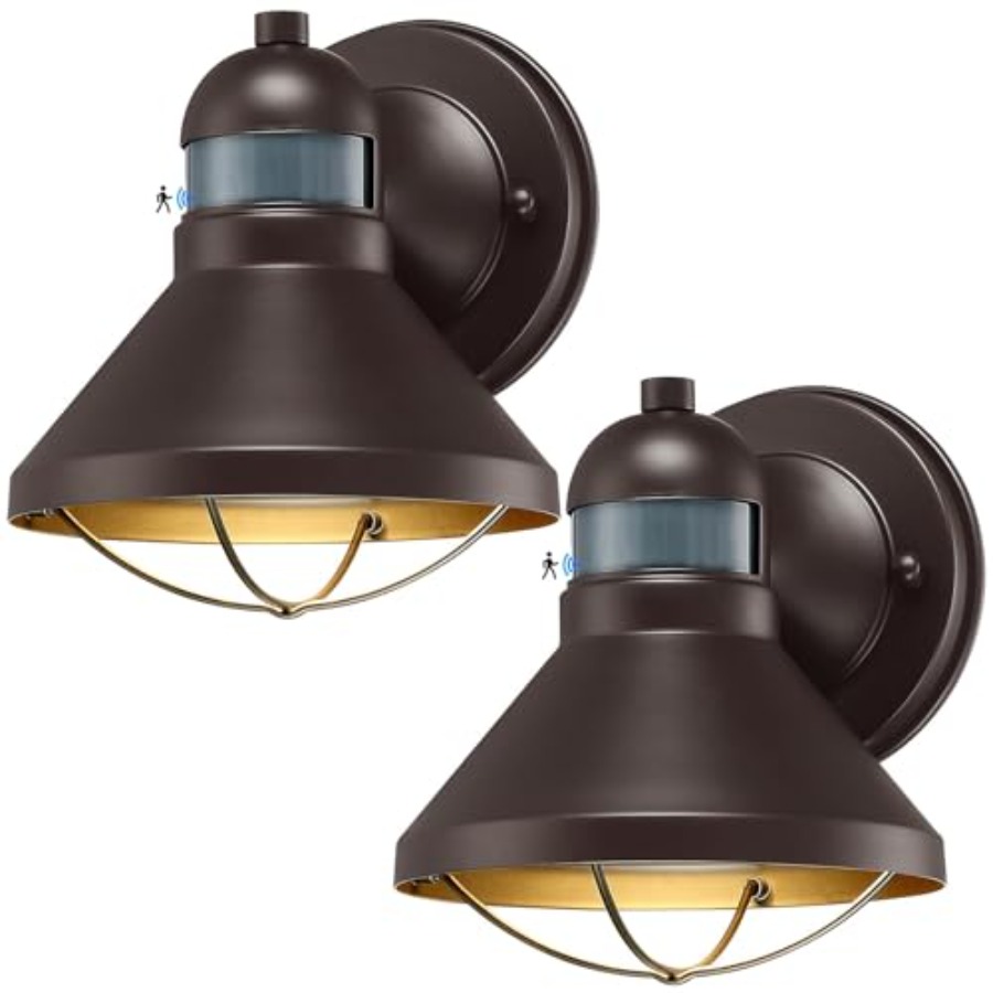 Paquete de 2 Lámparas de Pared - Outdoor Lighting Sensor reseña y precio