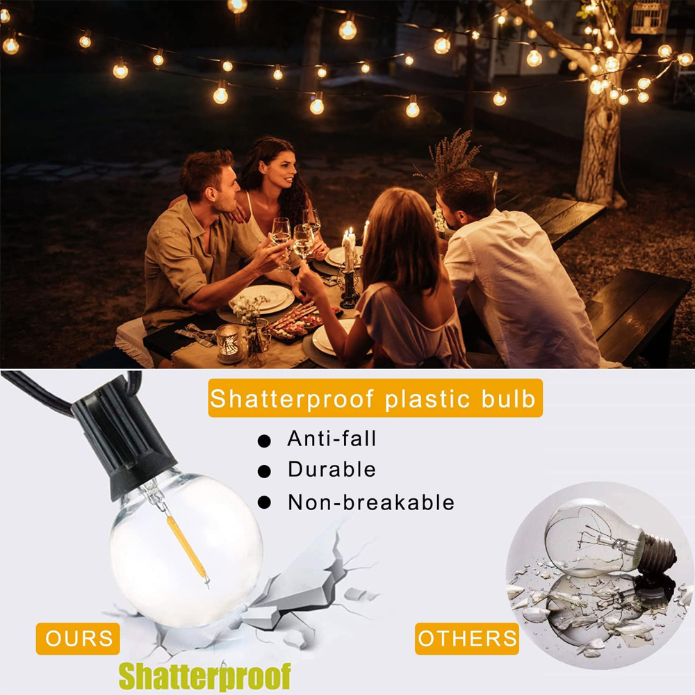 Guirnalda de Luces de Exterior - String Light Bistro reseña y precio