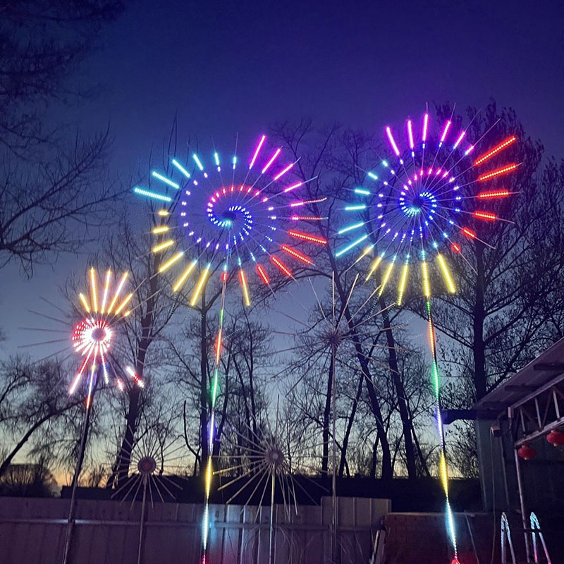 Luces de fuegos artificiales a - Outdoor Lighting Year Round reseña y precio