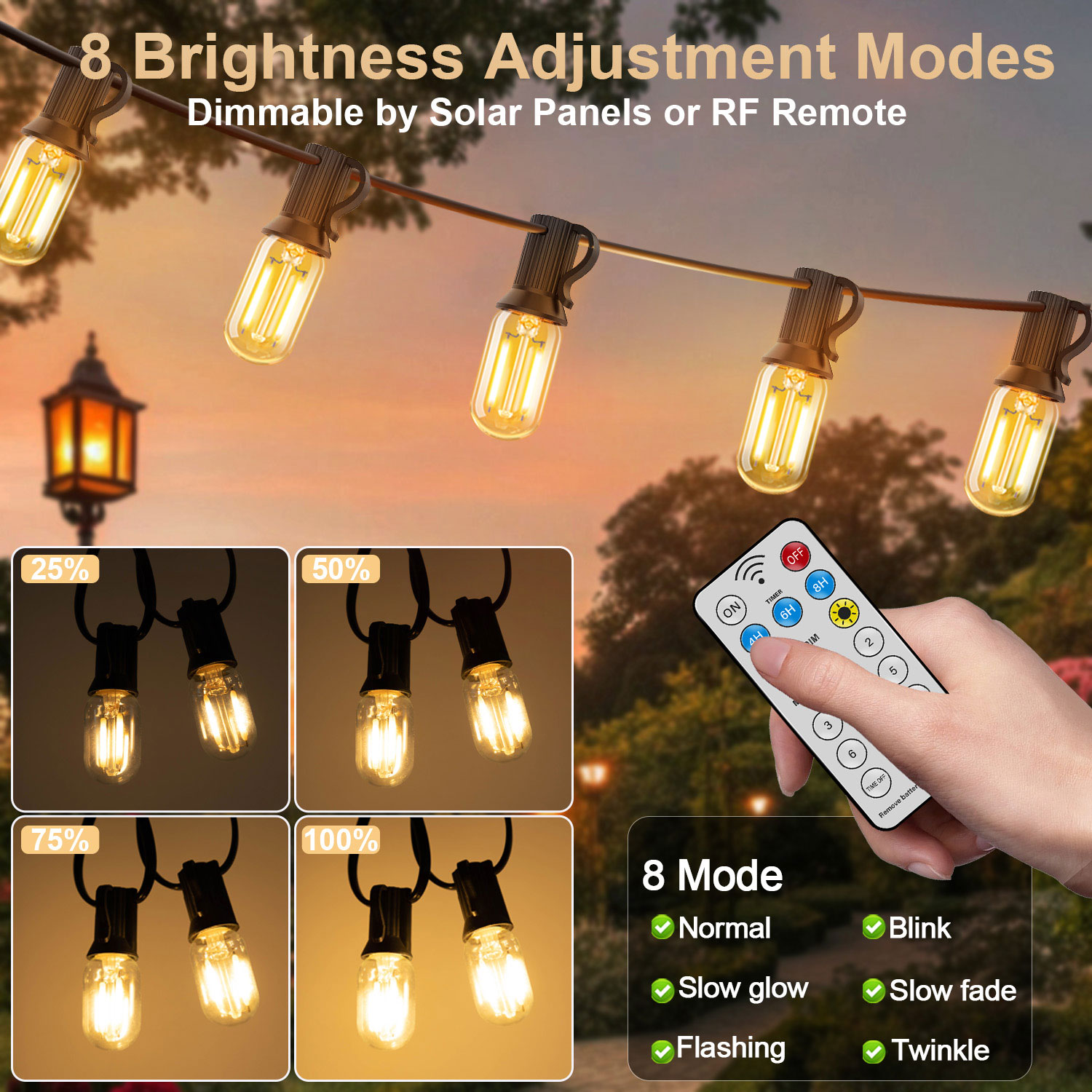 Guirnaldas de luces alimentada - String Light Bistro reseña y precio