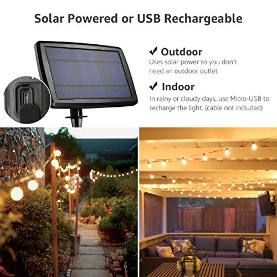 Guirnalda de Luces Solares par - String Light Bistro reseña y precio