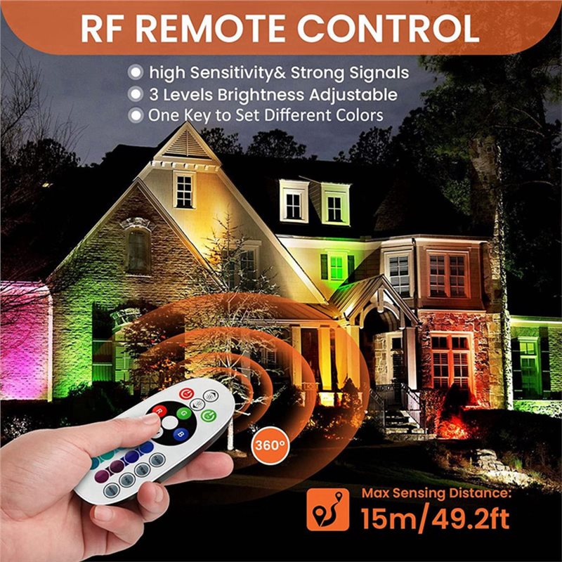 A01F-Outdoor 12V RGBW en luz d - Outdoor Lighting Voltage reseña y precio