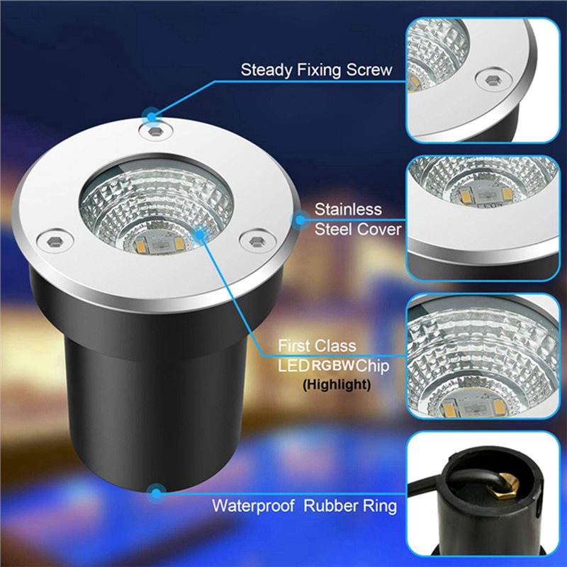 A01F-Outdoor 12V RGBW en luz d - Outdoor Lighting Voltage reseña y precio