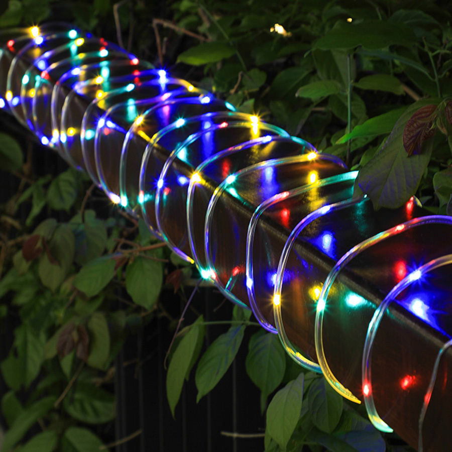 Luces LED de tubo de cuerda So - Outdoor Lighting Year Round reseña y precio