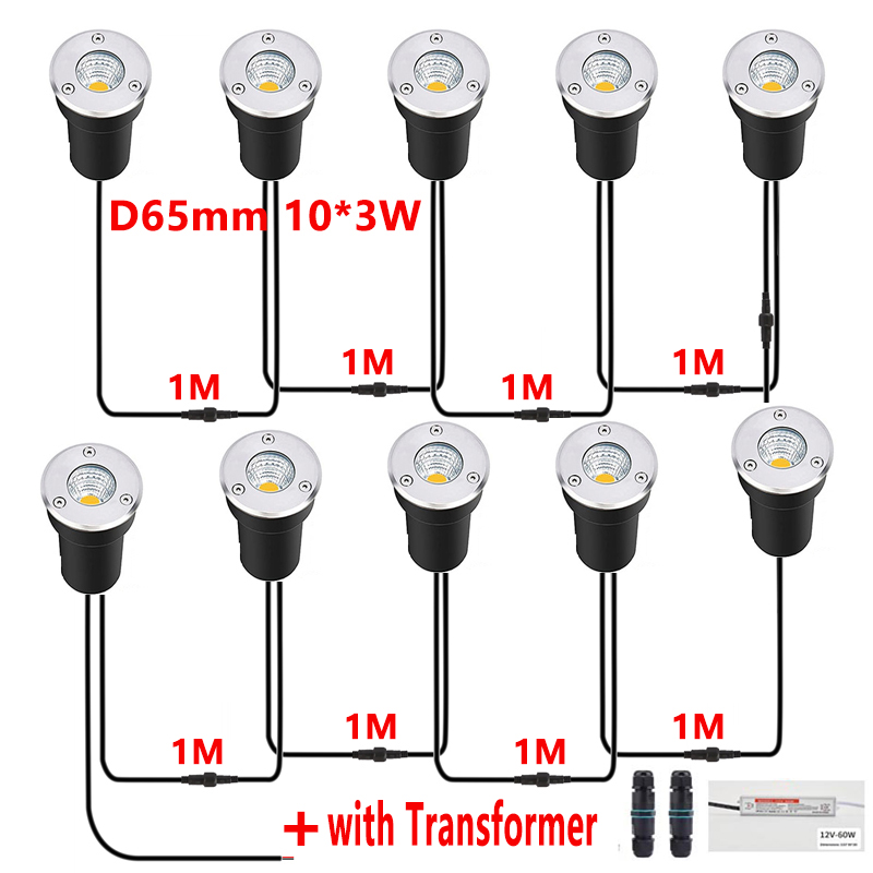 Luz LED enterrada impermeable  - Outdoor Lighting Voltage reseña y precio