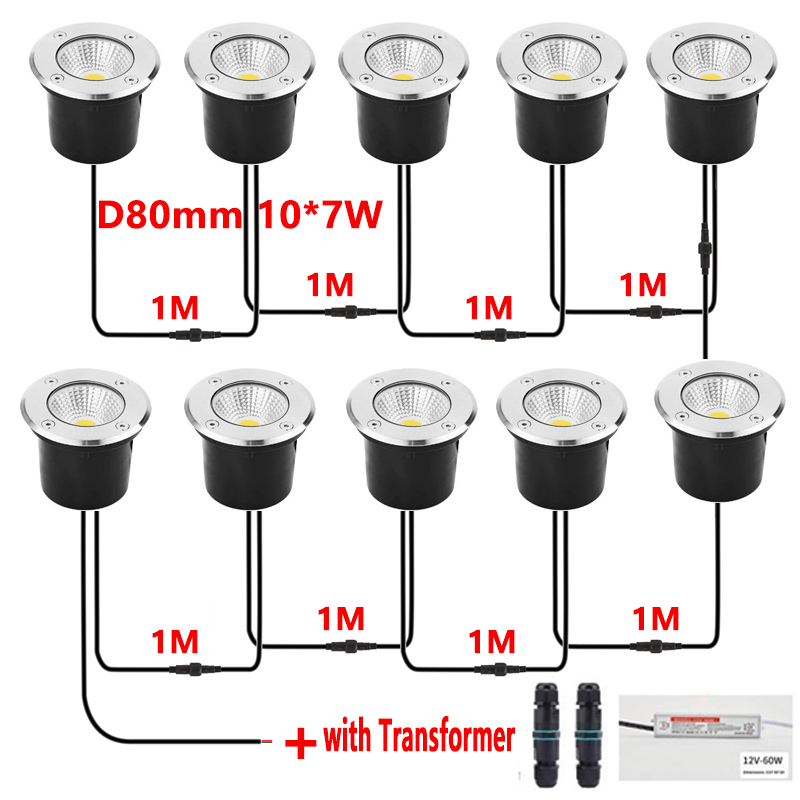 Luz LED enterrada impermeable  - Outdoor Lighting Voltage reseña y precio
