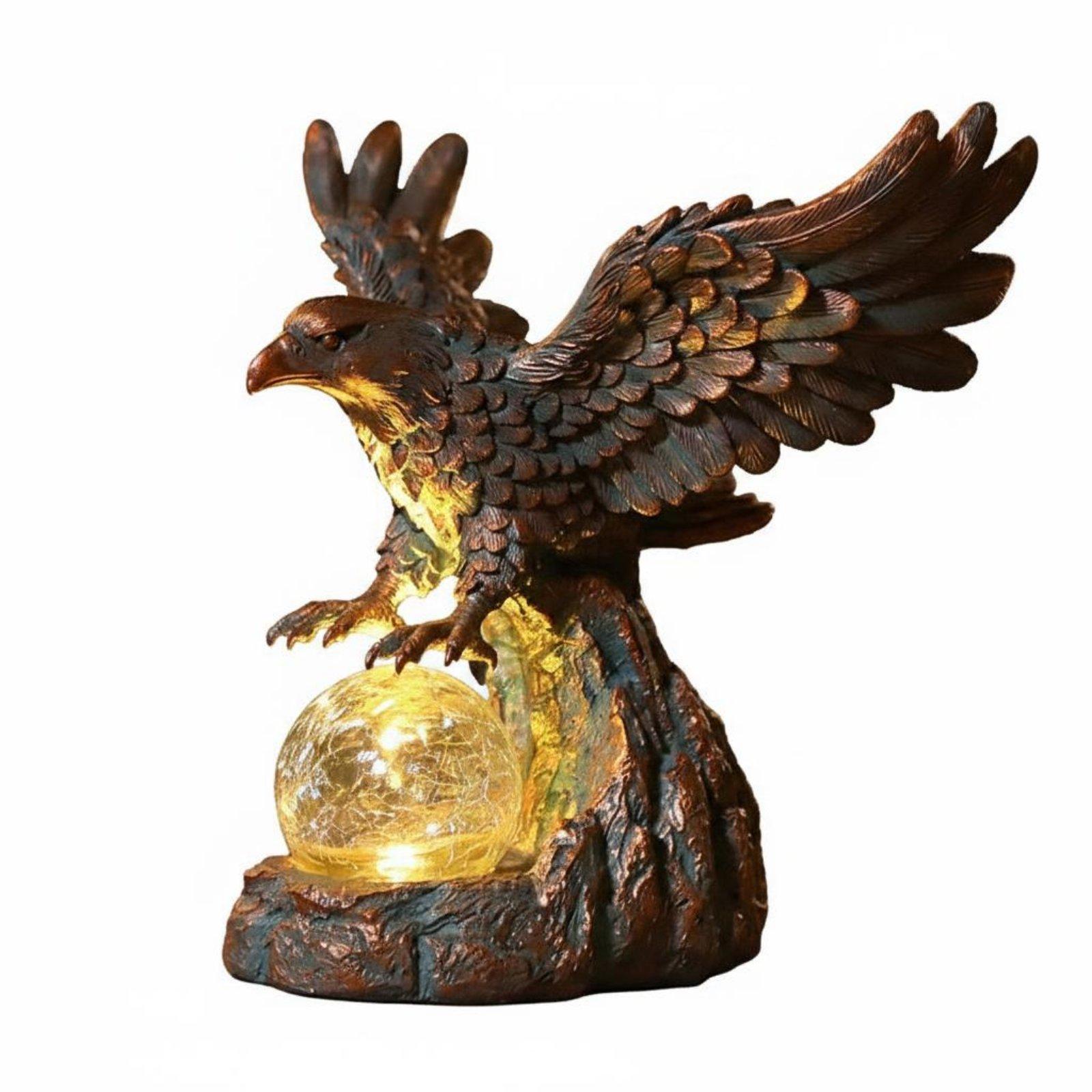 Lámpara Solar con Forma de Águ - Outdoor Lighting Yard reseña y precio