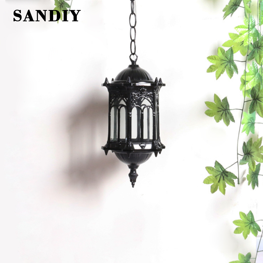 SANDIY Lámpara colgante para e - Outdoor Lighting Restaurant reseña y precio