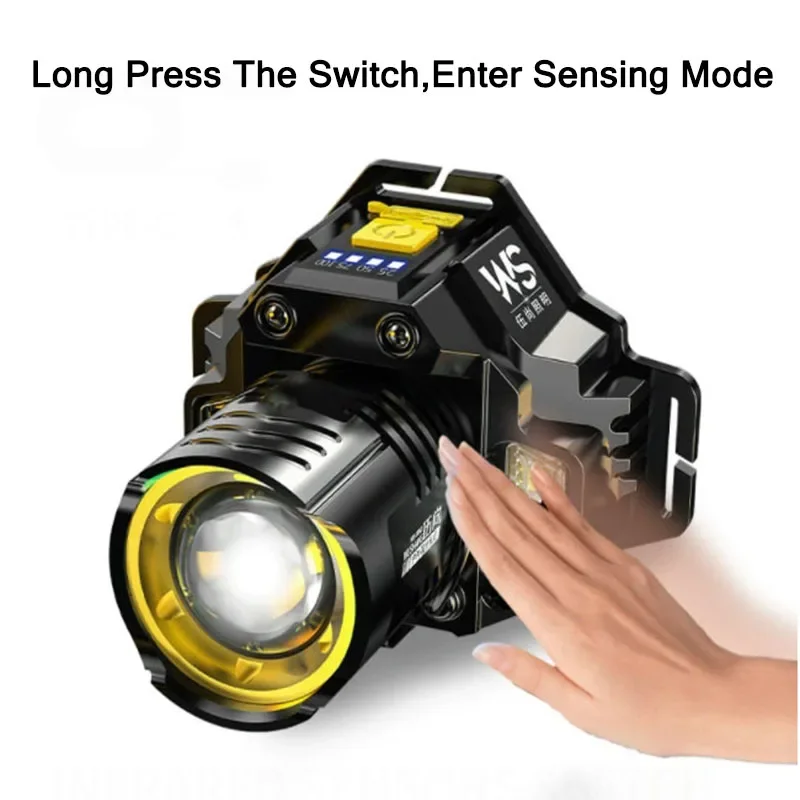 Potente linterna frontal LED r - Outdoor Lighting Sensor reseña y precio