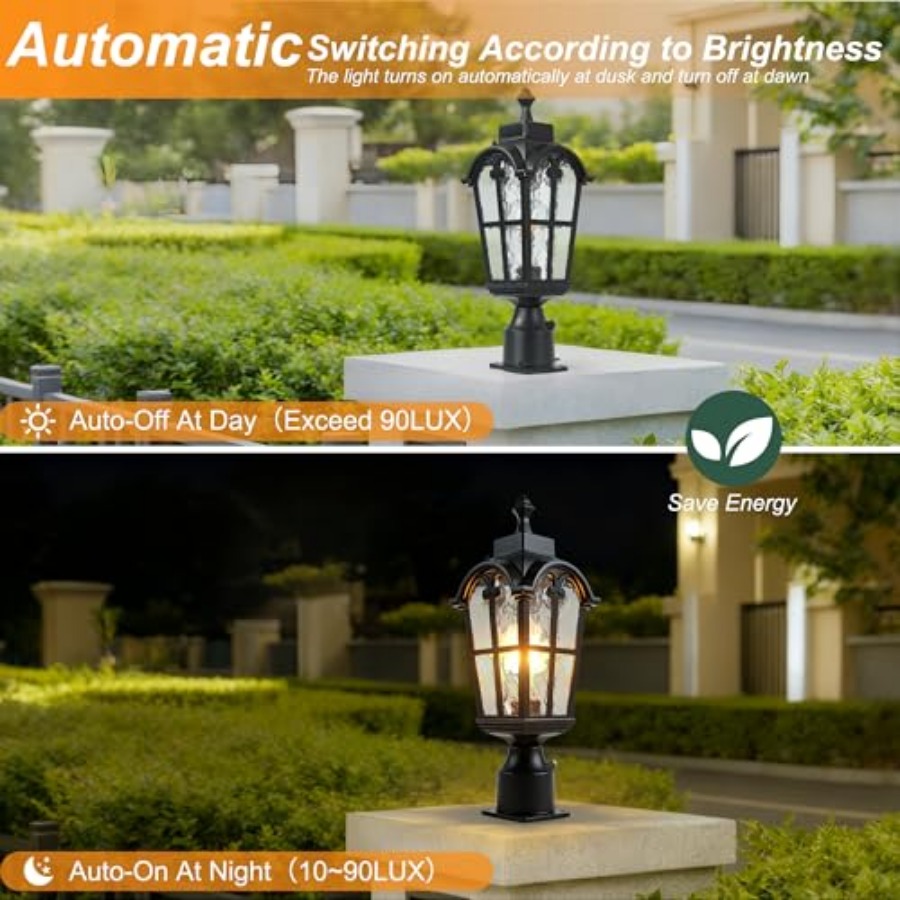 Lámparas de Poste para Exterio - Outdoor Lighting Lamps reseña y precio