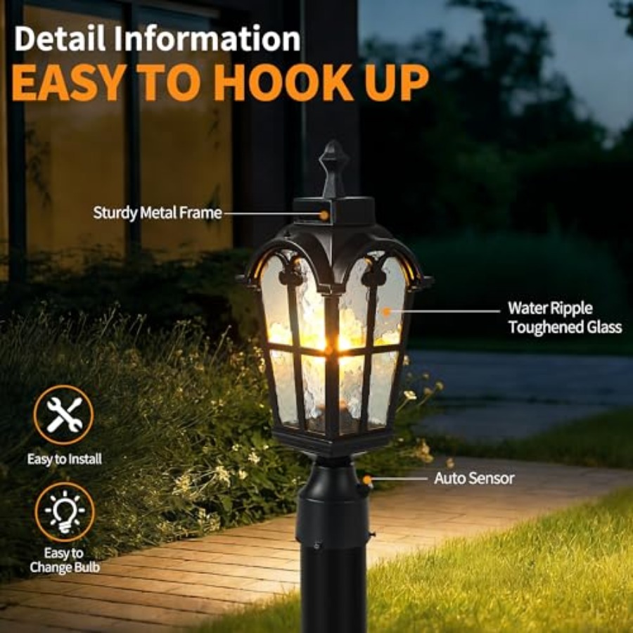 Lámparas de Poste para Exterio - Outdoor Lighting Lamps reseña y precio