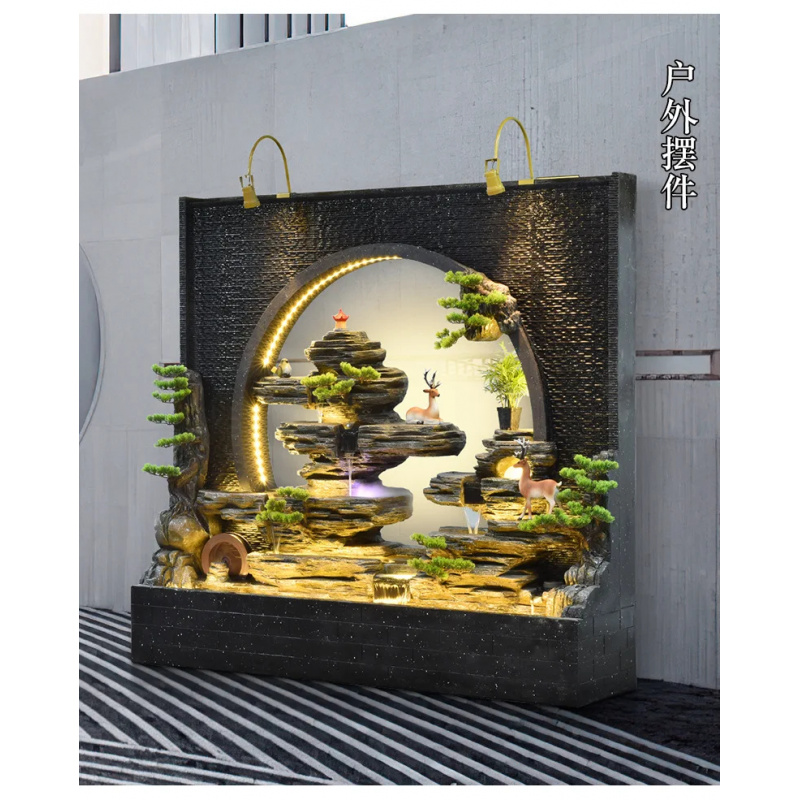 Fuente de cortina exterior ele - Outdoor Zen Lighting reseña y precio