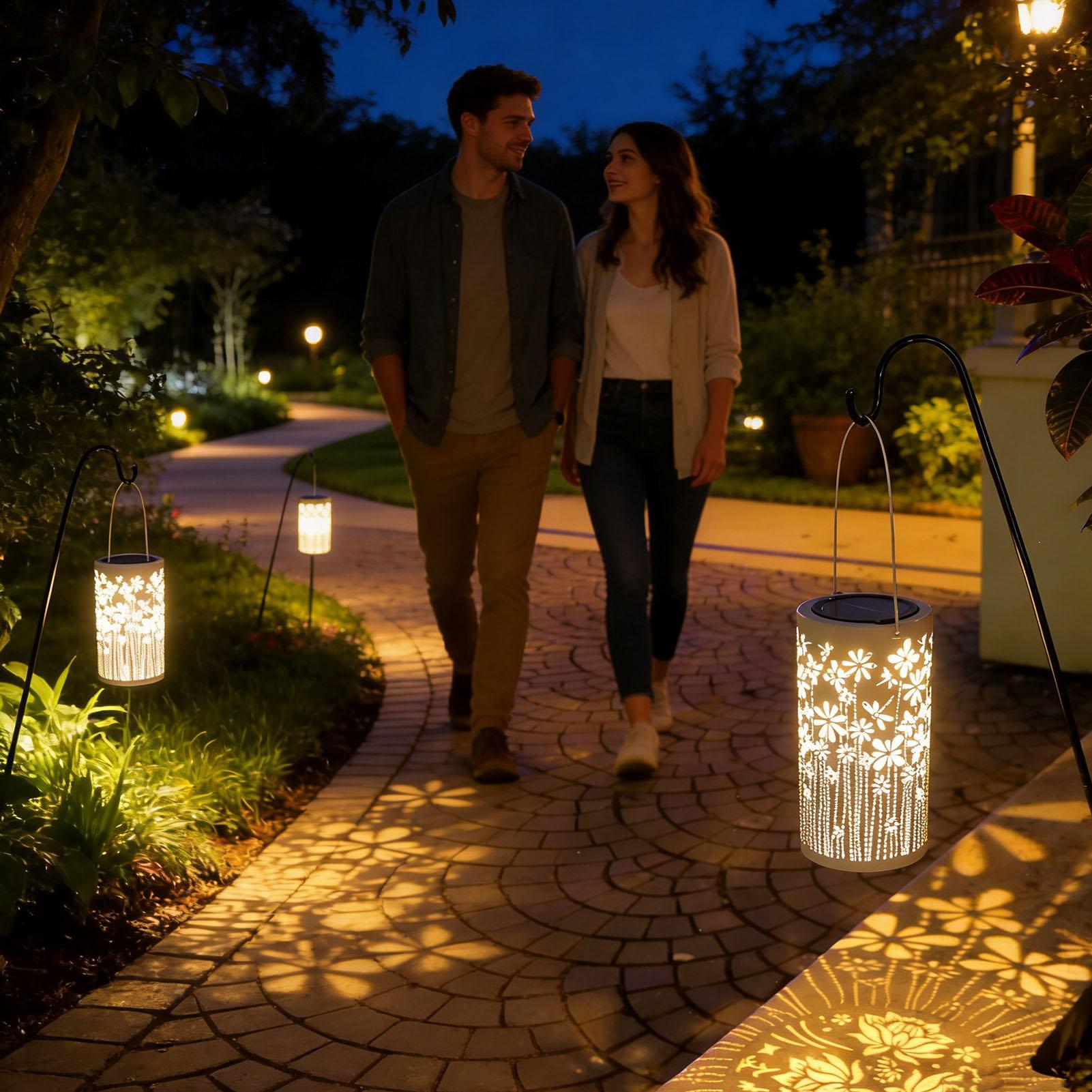 Linternas solares decorativas, - Outdoor Lighting Yard reseña y precio